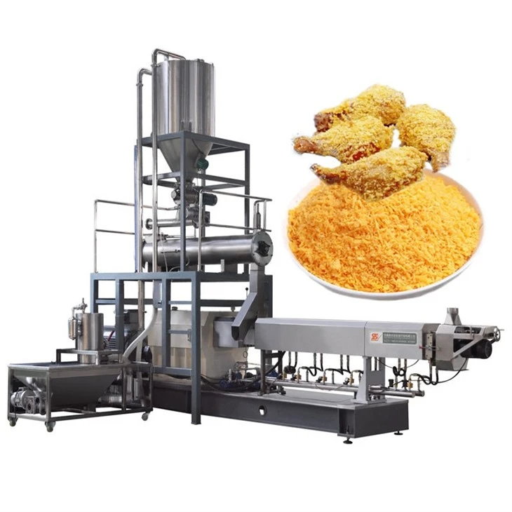Automatic Twin Screw Panko Bread Crumbs Making Machine